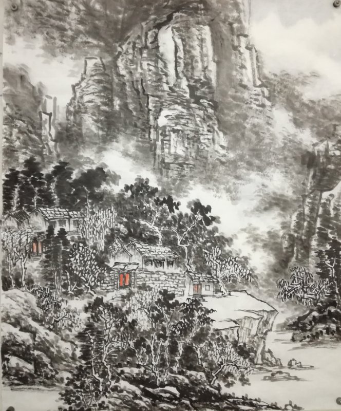 豁达胸怀笔端雄风画家李玉泉作品欣赏