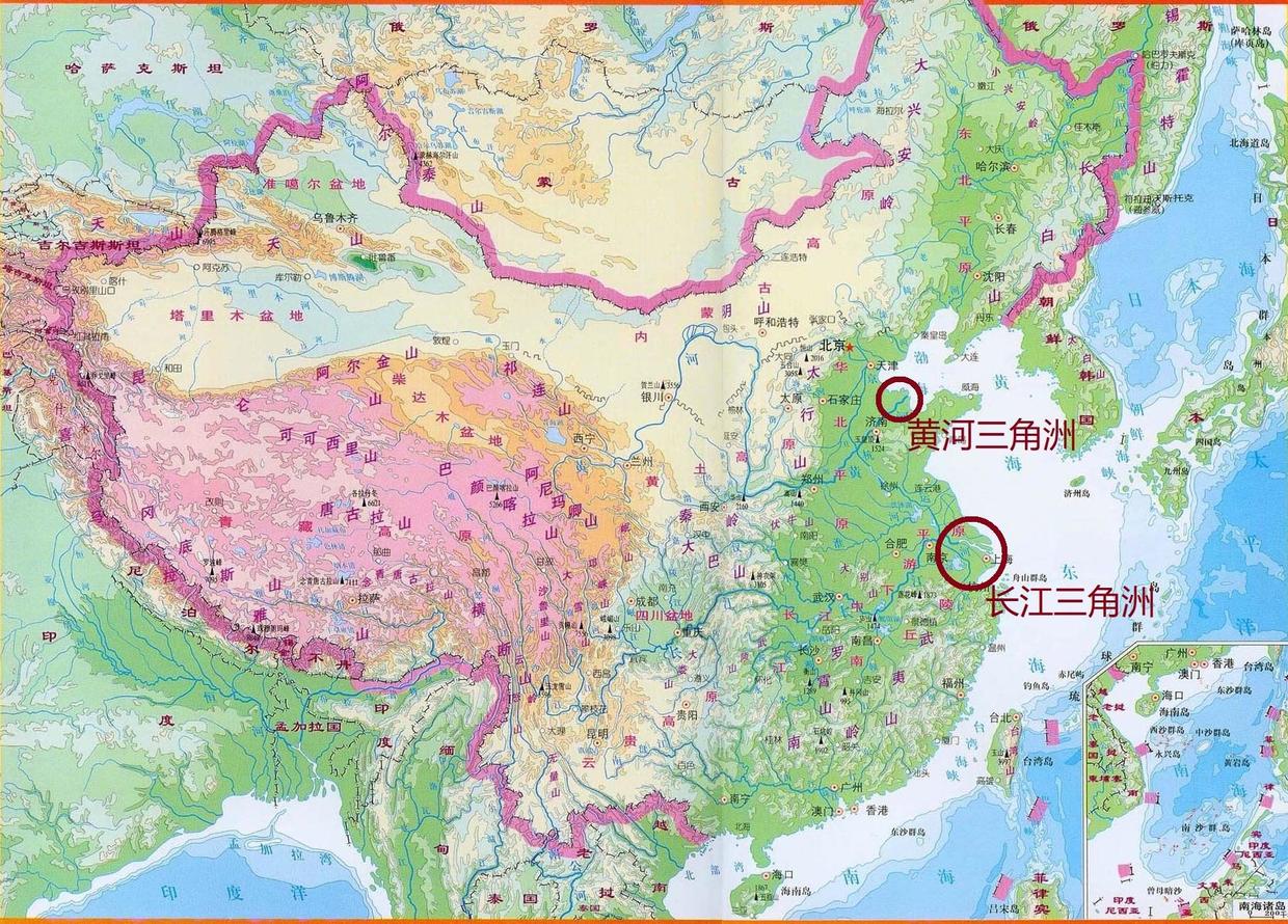 为什么黄河三角洲地区远不如长江三角洲地区经济发达