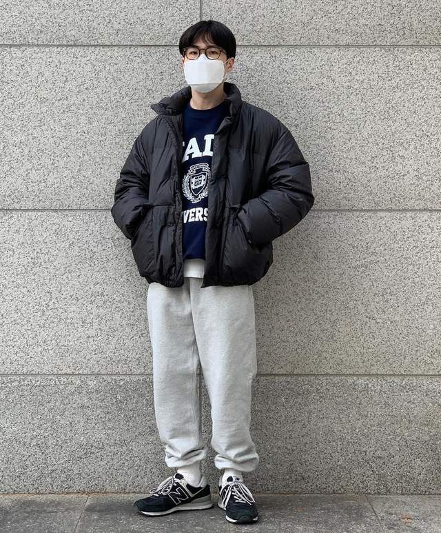 韩国男生冬天穿搭图片