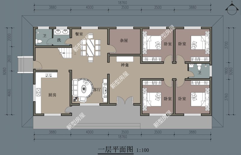 16米乘14米房屋设计图图片