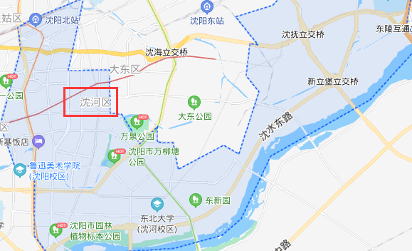 沈阳市沈河区划分图片