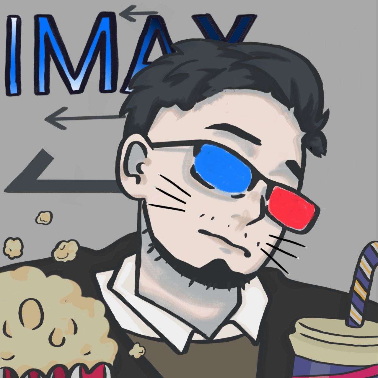 蹲坑青年写影评