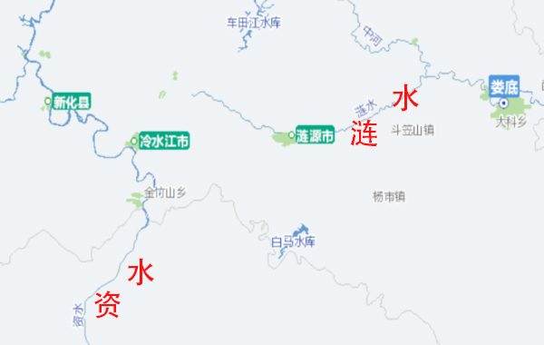 资江河地图图片