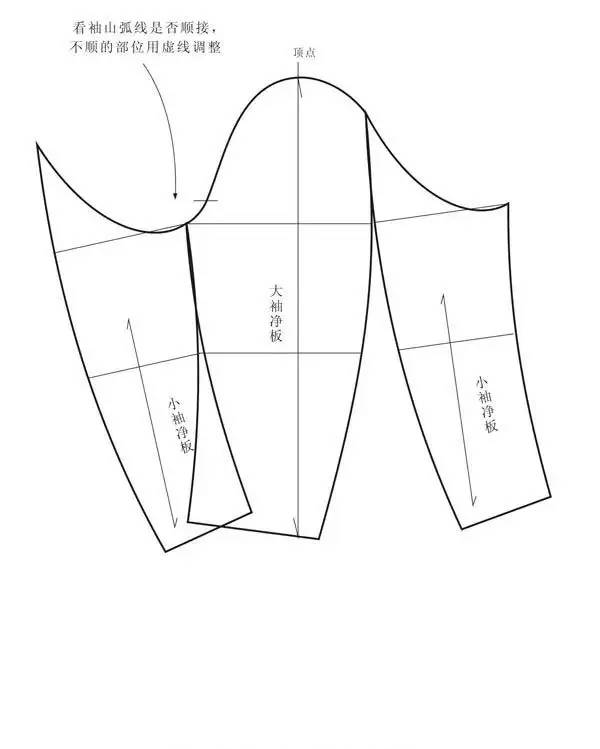 韩版西服结构制版图整理