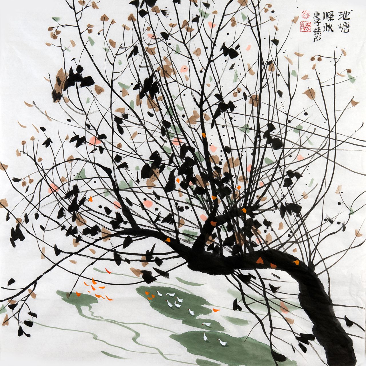 山水画作品
