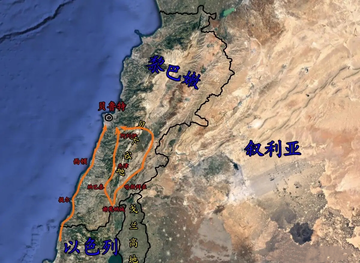 第五次中东战争以色列为消除外部威胁入侵黎巴嫩瓦解巴解武装