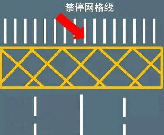 禁停标线路段图片