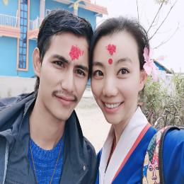 坎迪和尼泊尔老公罗宾