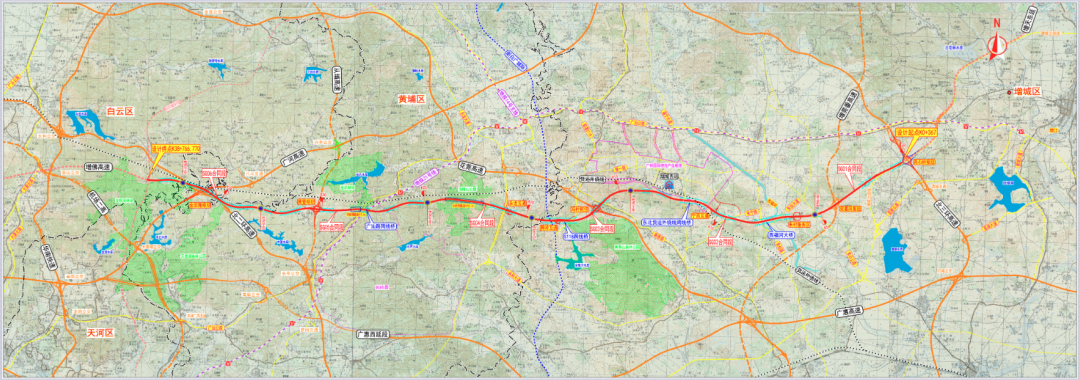 增天高速中新段规划图图片