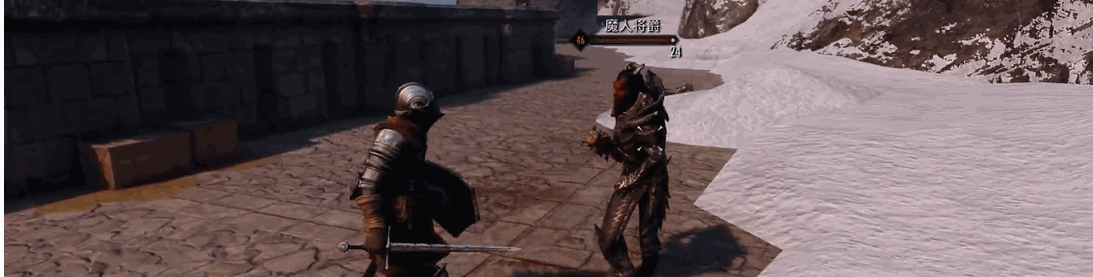 该MOD为《上古卷轴5：天际》添加了130种动画，武器特效接近法环