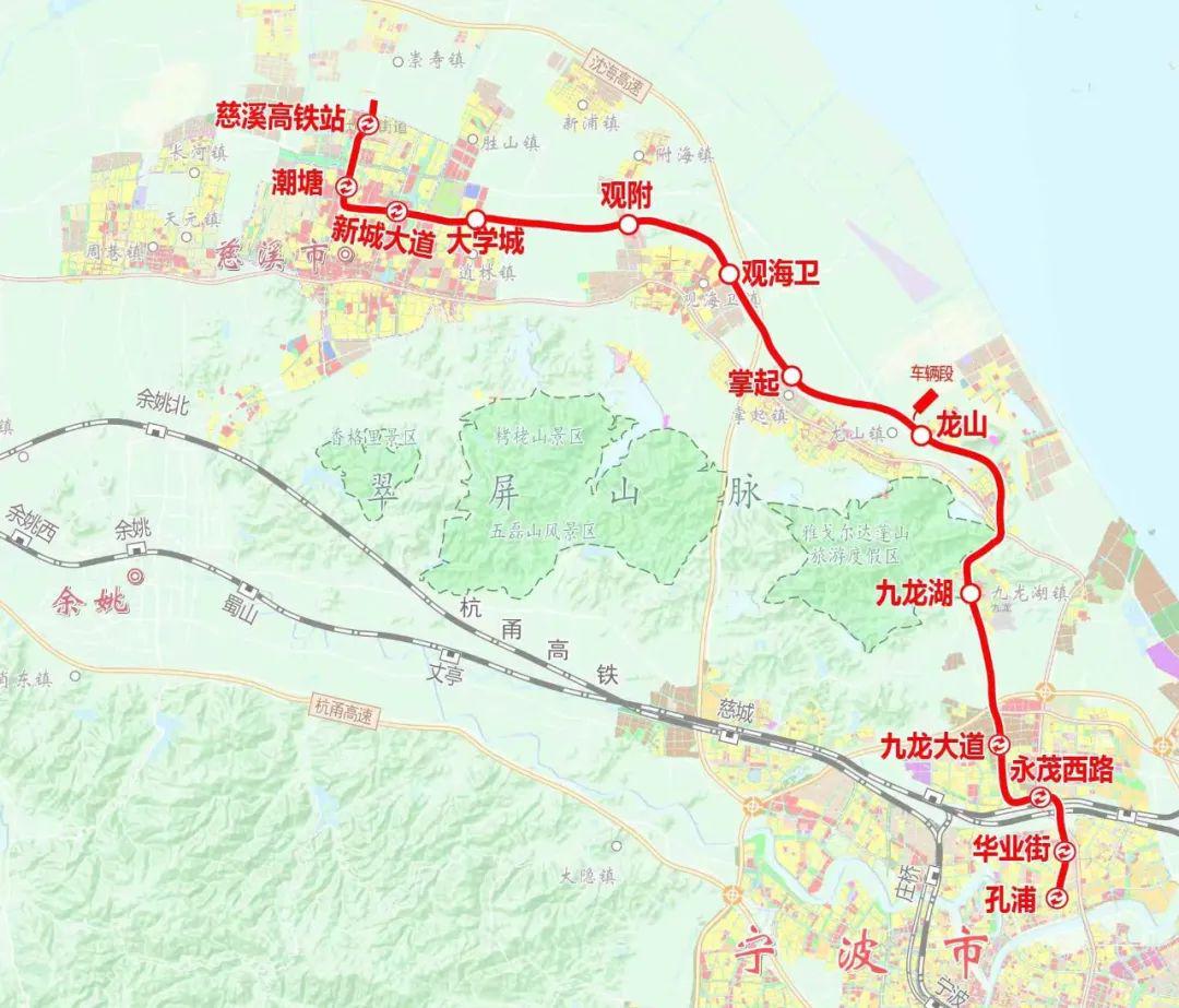 宁波至慈溪市域铁路环评公示更多细节透露