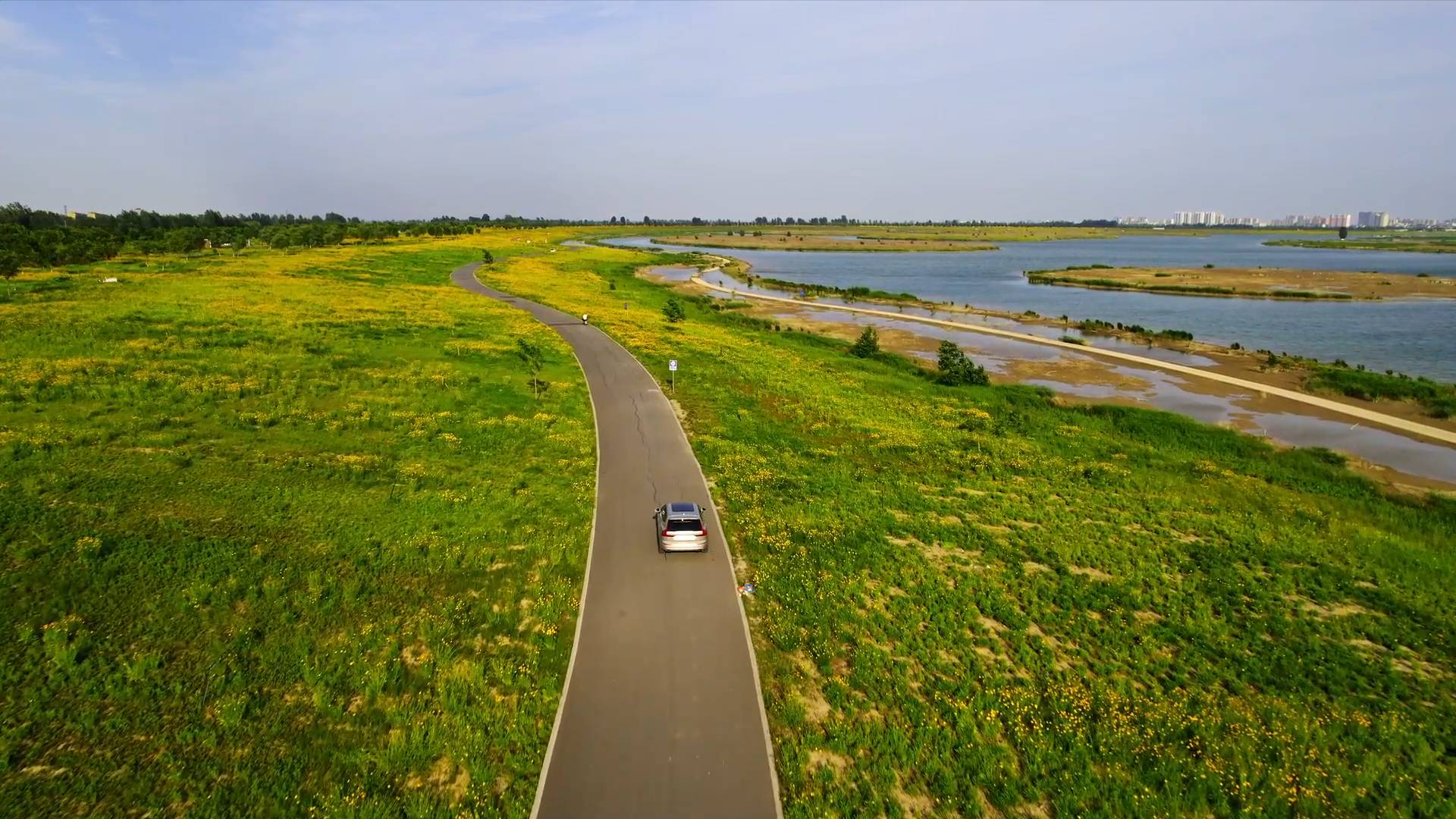 藁城滹沱河风景区图片