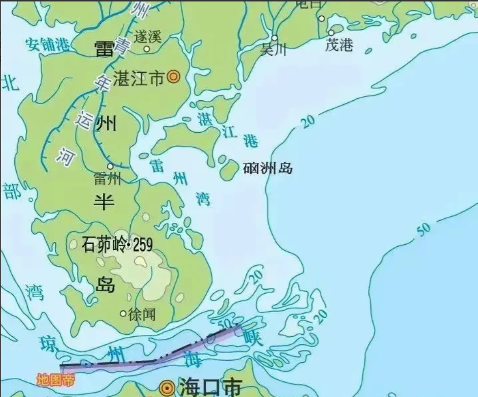 湛江地理位置图片