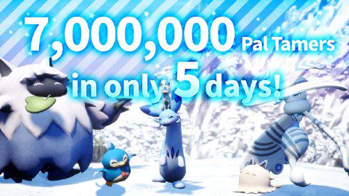 《幻兽帕鲁》已公布销量均为Steam平台 销售额1.89亿美-悟饭游戏厅