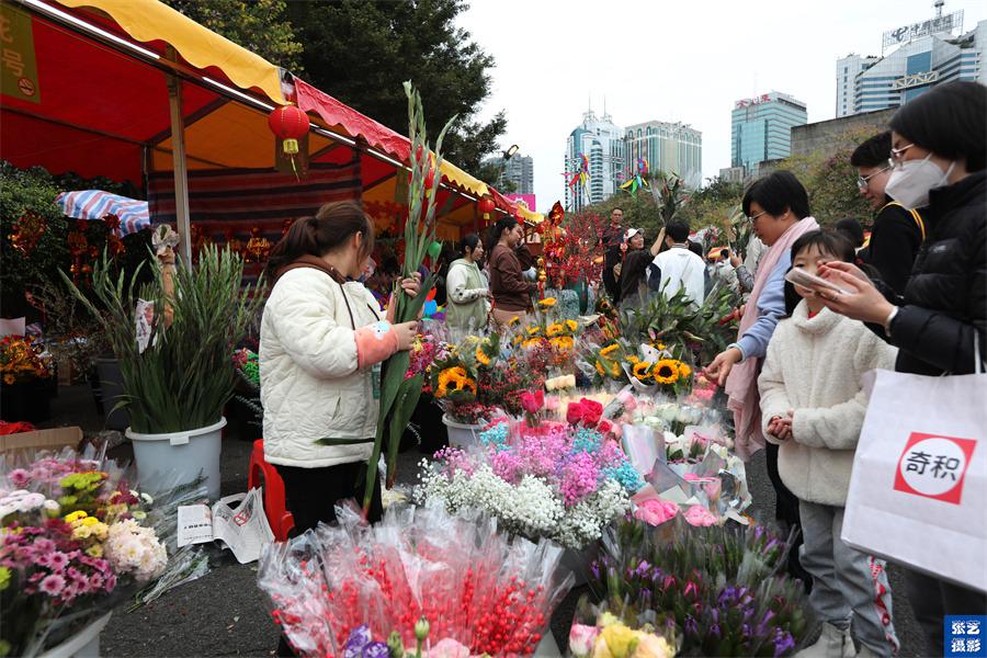 邀请全国朋友来天河行花街