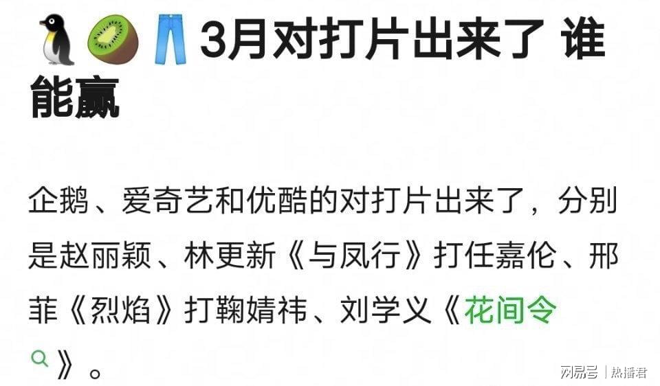 三月大剧上新，哪部剧才是剧王诞生？？-风君娱乐新闻