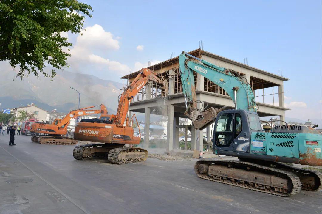 建筑物拆除图片