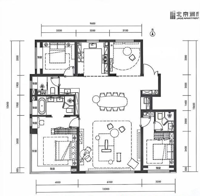 华润润府户型图片