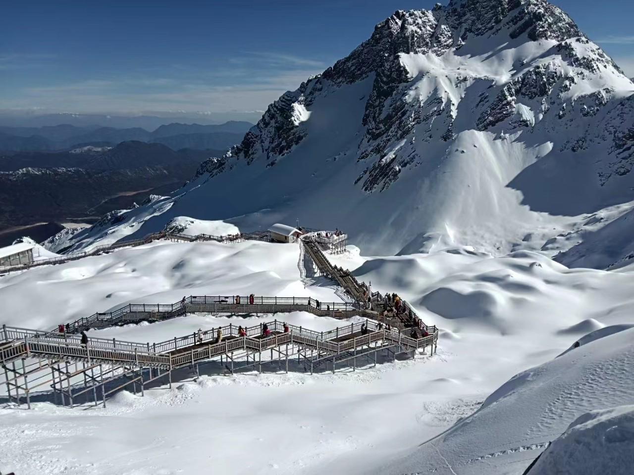 玉龙雪山照片实拍图片