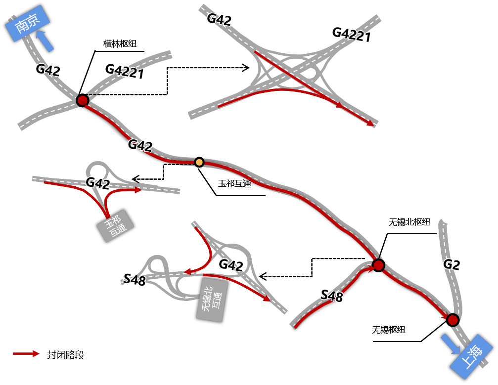 沪蓉高速线路图图片