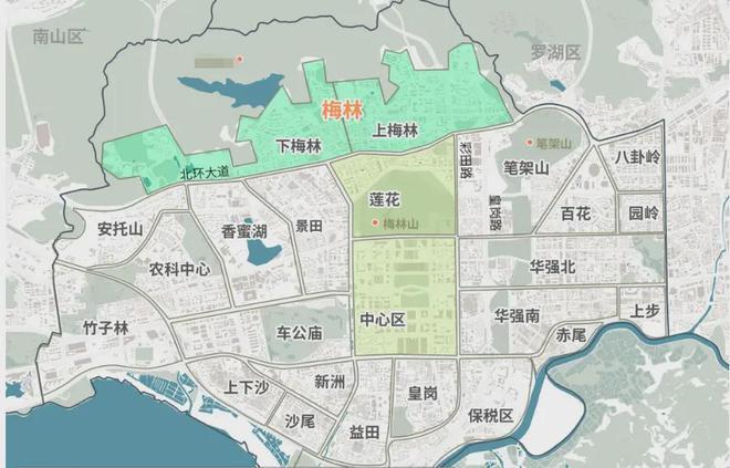 福田地图全图全景图片