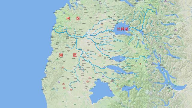 智利主要河流水系图