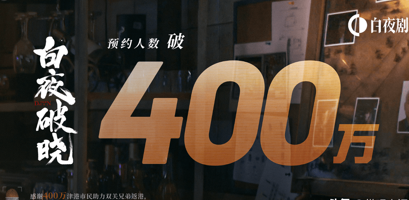 未播先火！《白夜追凶》续集预约破400万，潘粤明现“剧王”潜质-风君娱乐新闻