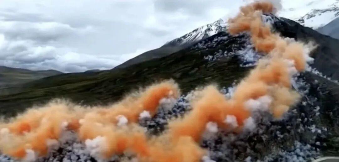 高原烟花秀，视频截图