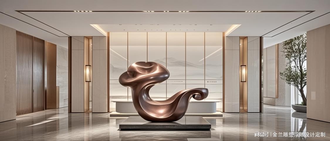 会所铜雕设计定制（图5）