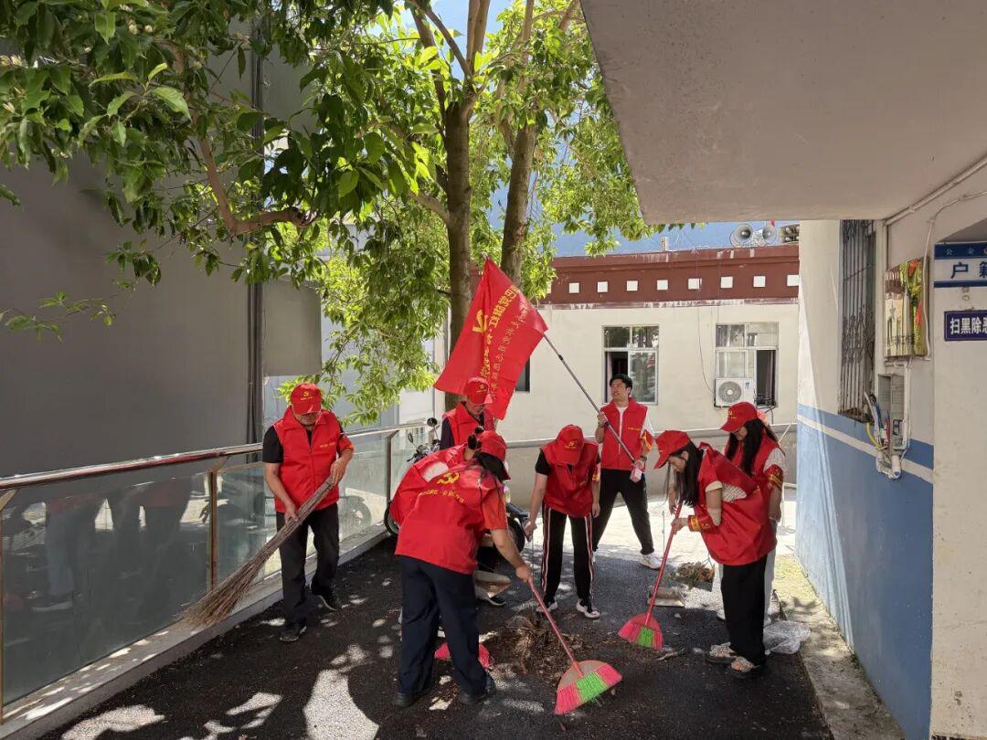 烟袋镇党员干部开展“康巴党旗红 有事找党员”活动