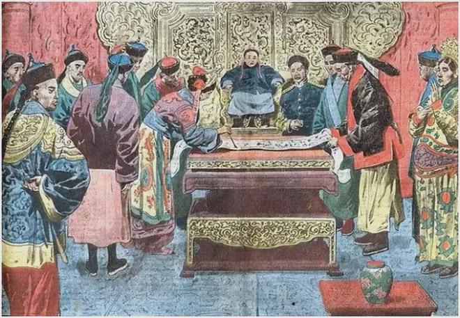 被袁世凯与北洋军逼着逊位的清帝