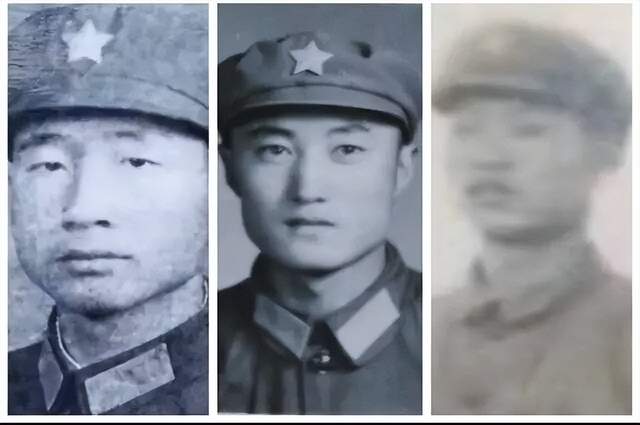 空勤点班班长刘栓祥、副班长畅兴邦和炊事员王东庆