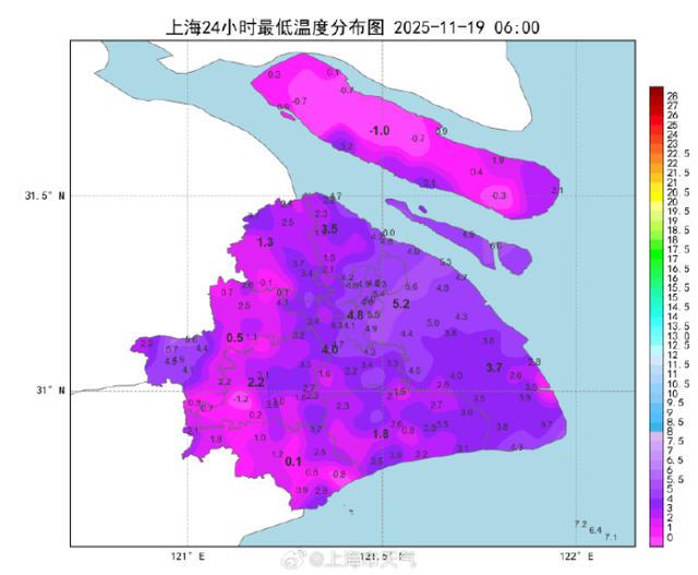 再熬过明晨的寒冷，回暖在即周日重回20℃