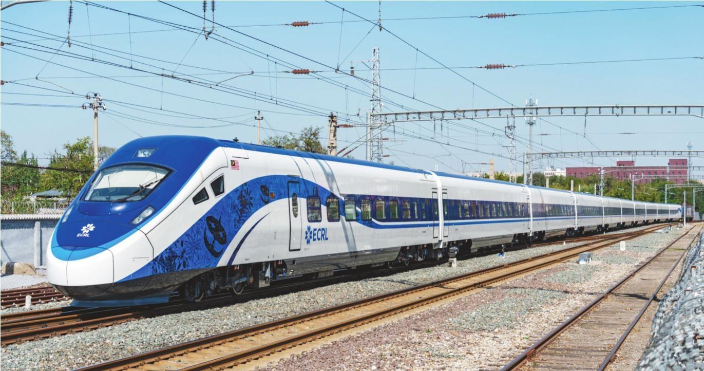 图为出口马来西亚的动车组在大连下线。刘永永 摄