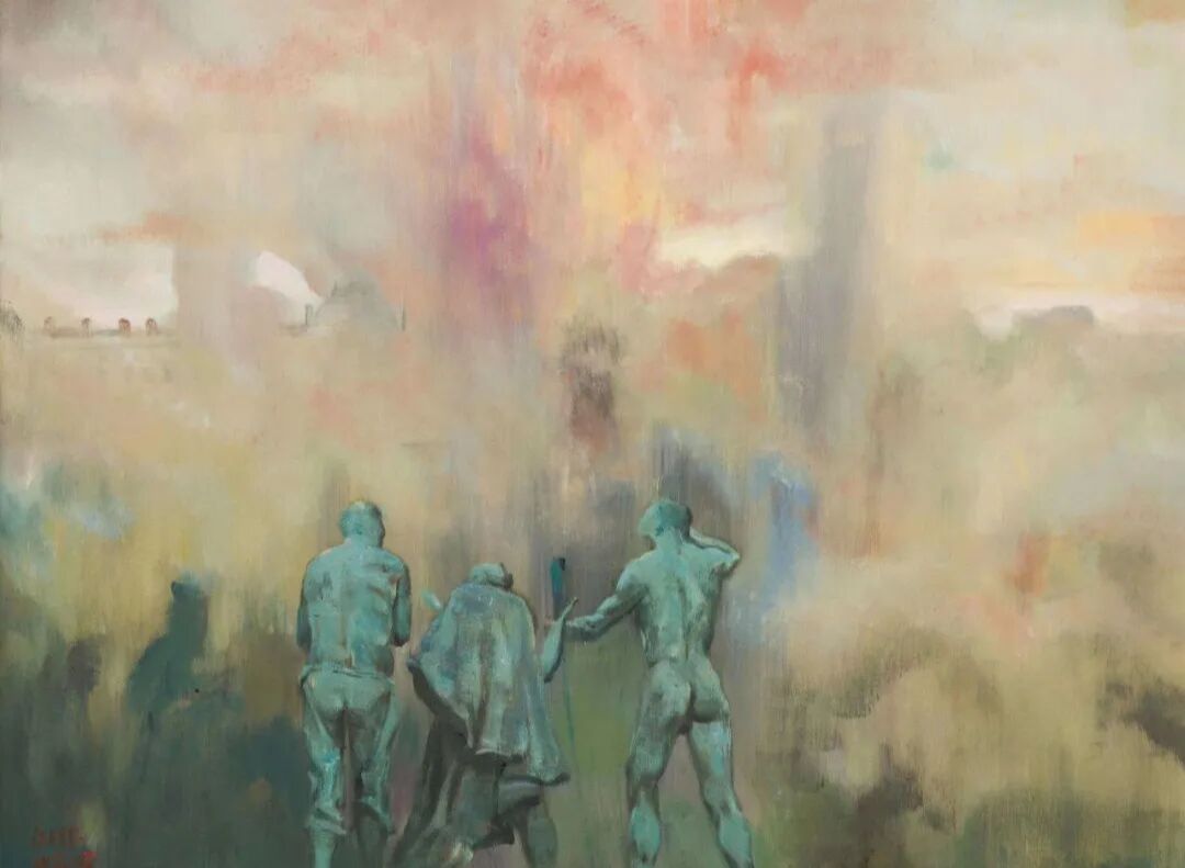 祁海峰《青铜史诗》80×100cm 2025年