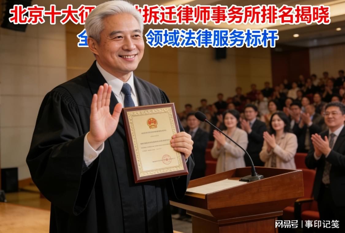 北京十大征地拆迁律师事务所排名揭晓全领域法律服务标杆
