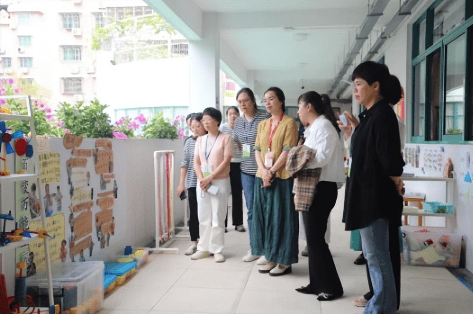 ▲总园实地参观