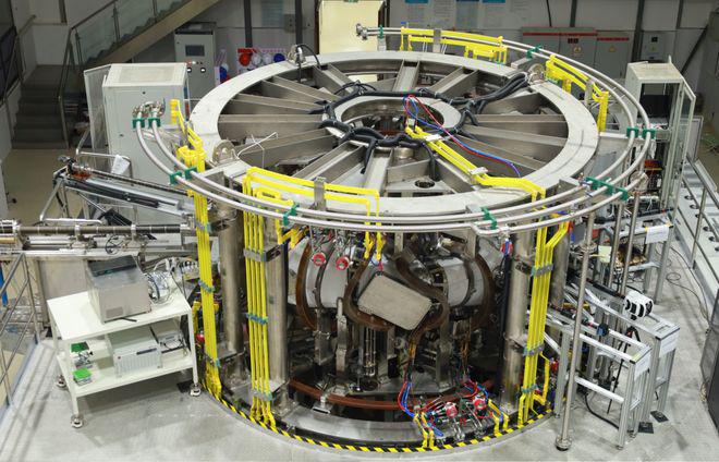 ▲准环对称仿星器测试平台 西南交通大学供图