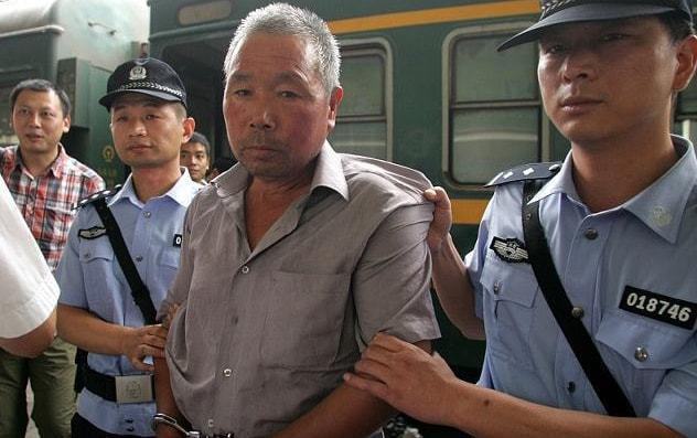 凶犯孙文斌被抓捕