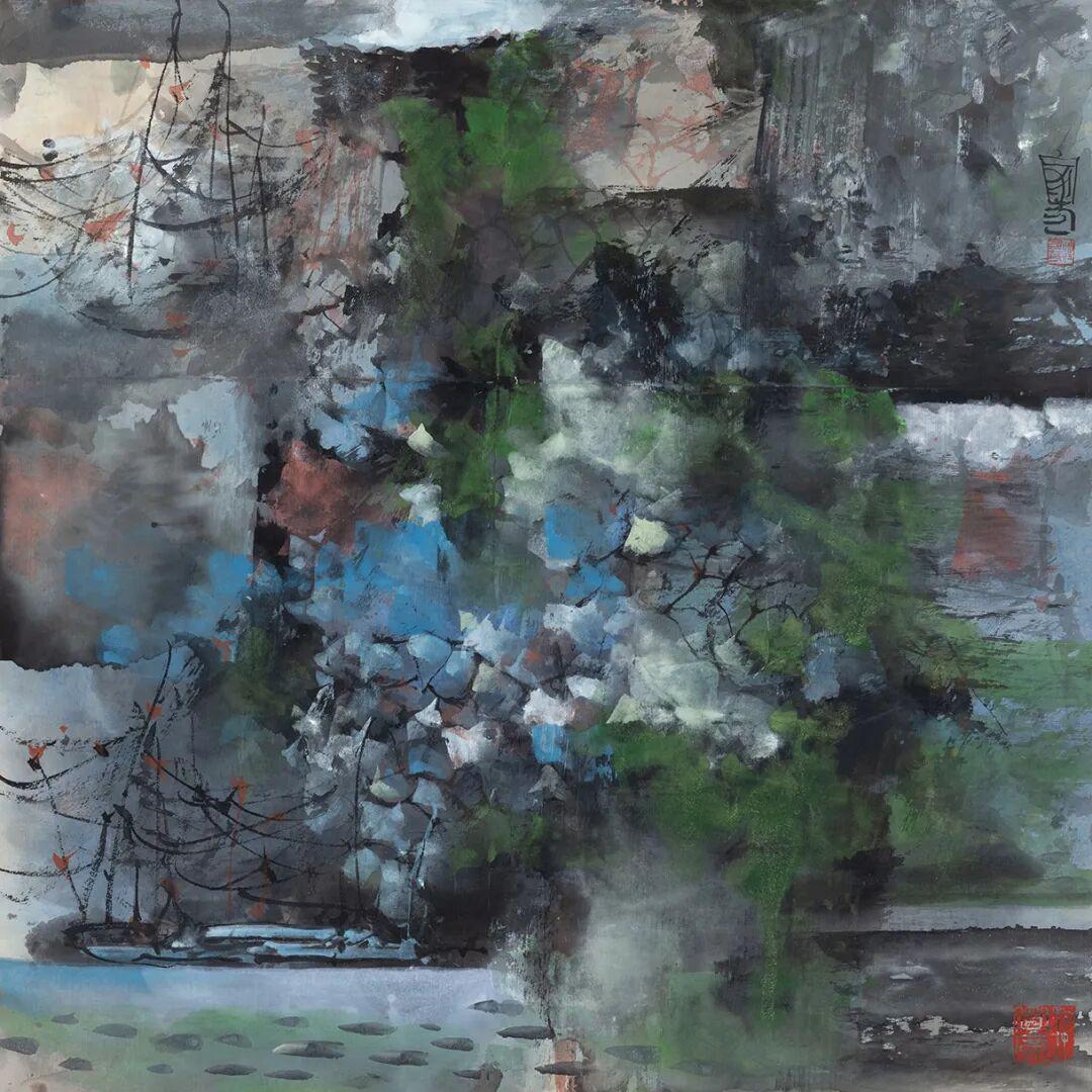 忆江南系列 国画 50cm×50cm 2025