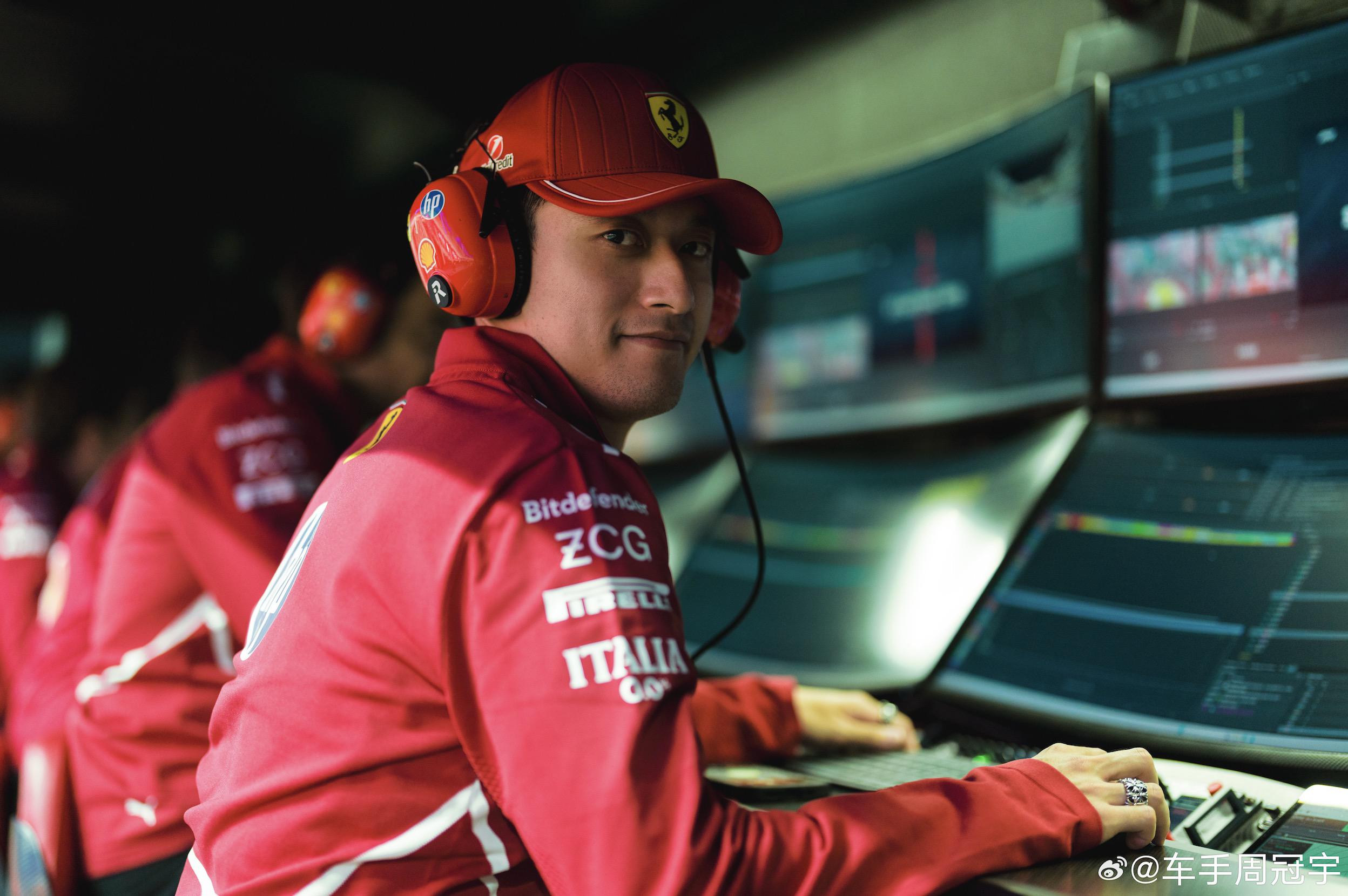  图片来源：周冠宇个人微博