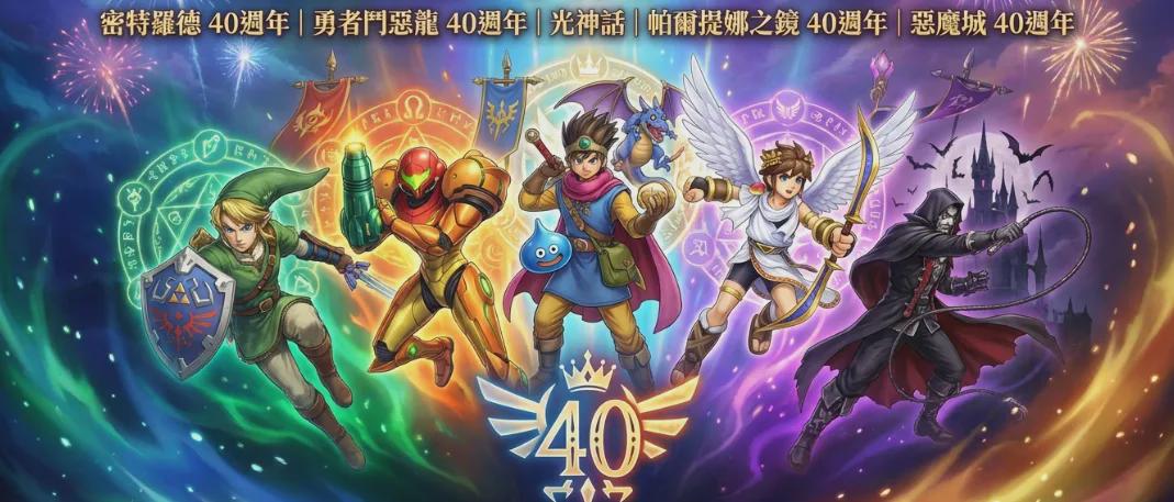 2026游戏圈要炸：塞尔达、宝可梦、恶魔城全过大寿！40 周年扎堆