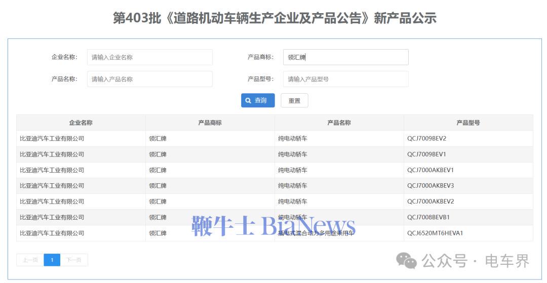 比亚迪全新子品牌曝光！