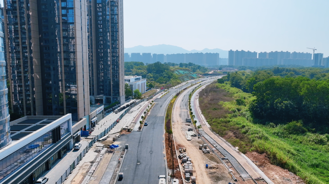 临惠路（石化大道以南至深圳区界段）正在收尾。