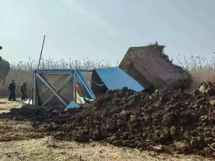 洞庭湖鸟撞风险镜面装置已拆，现场画面公布