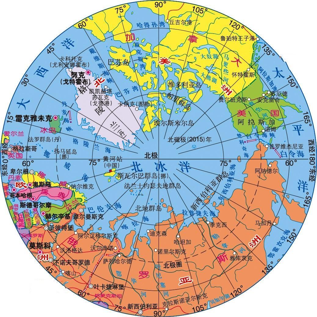 格陵兰地理位置