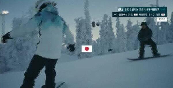 再次出现冬奥转播事故，韩国JTBC电视台误放日本国旗
