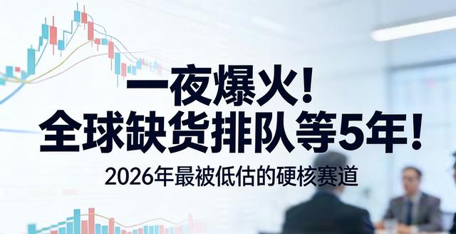 一夜爆火！全球缺货排队等5年！2026年最被低估的硬核赛道