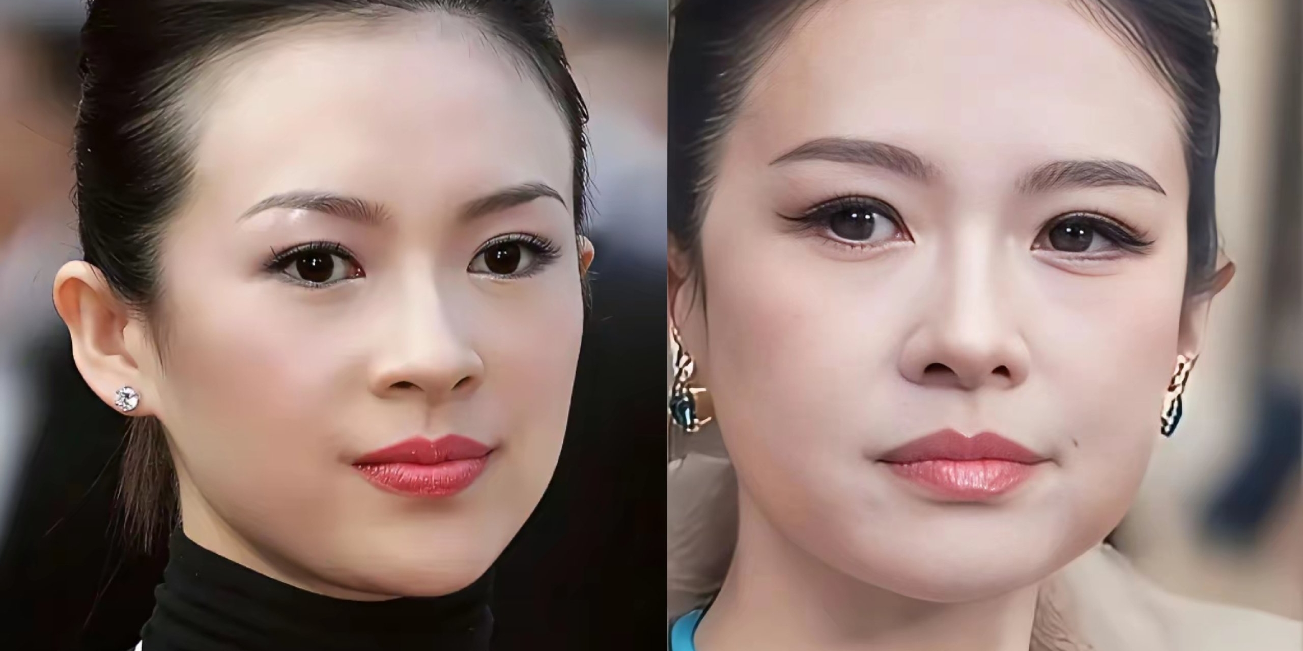 从前的章子怡和现在的章子怡，虽然都很美，但是不同的两种感觉