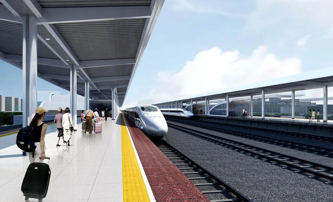 站台雨棚效果图